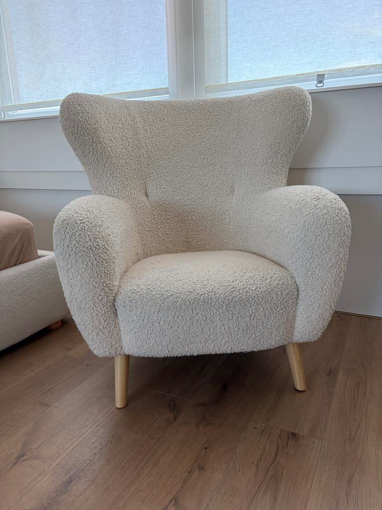 Leuke fauteuil, Ophalen, Zo goed als nieuw, 75 tot 100 cm, Stof