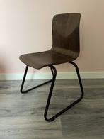 Vintage design stoel, Metaal, Gebruikt, Vintage, Bruin
