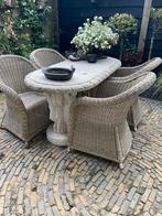 Betonnen tuintafel, Tuin en Terras, Tuintafels, Ophalen, Gebruikt, Ovaal, Overige materialen