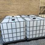 Te koop (gespoelde) IBC vaten, Tuin en Terras, Regentonnen, Zo goed als nieuw, Ophalen