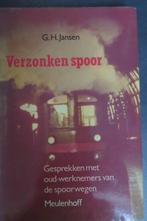 Boek: Verzonken spoor, gesprekken oud werknemers spoorwegen, Verzamelen, Spoorwegen en Tramwegen, Ophalen, Zo goed als nieuw, Trein