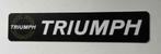 TRIUMPH  zwart -  showroom  kentekenplaat, Verzenden, Zo goed als nieuw, Auto's
