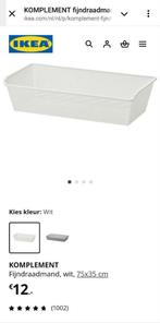 KOMPLEMENT Fijndraadmand, wit, 75x35 cm, Huis en Inrichting, Kasten | Kledingkasten, Ophalen, 50 tot 100 cm, Zo goed als nieuw