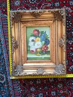 Bloemstilleven in vergulde lijst, Ophalen of Verzenden