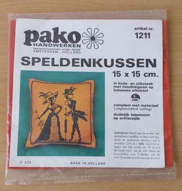 Speldenkussen Pakket - Pako - jaren 70 beschikbaar voor biedingen