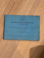 Mercedes Benz pagode onderdelen boek W 113, Ophalen of Verzenden