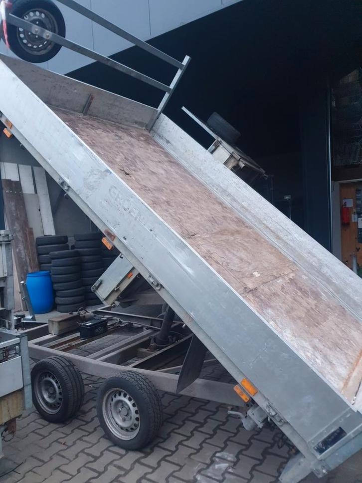 Bebo 350x210 3ton electrische kipper  bj 2003 nu 2875 marge, Auto diversen, Aanhangers en Bagagewagens, Ophalen of Verzenden