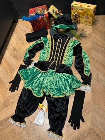 Pietenjurk Pietenpak groen zwart maat l/m sinterklaas set beschikbaar voor biedingen
