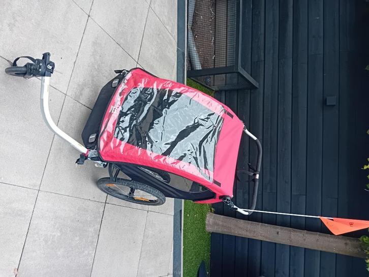 Burley Honey Bee, Fietsen en Brommers, Fietsaccessoires | Aanhangers en Karren, Zo goed als nieuw, Kinderkar, 40 tot 60 kg, Opvouwbaar