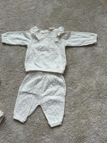 Baby kleding maat 56 kanten pakje ecru zgan beschikbaar voor biedingen