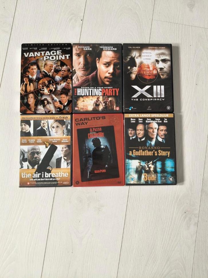 Diverse films op dvd, Cd's en Dvd's, Dvd's | Avontuur, Zo goed als nieuw, Alle leeftijden, Ophalen