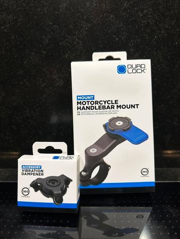 Quadlock Handlebarmount + Vibration Demper Nieuw beschikbaar voor biedingen