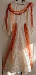 Carnaval verkleed dames lange witte jurk elf 42, Ophalen of Verzenden