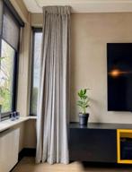 Hotel chique kiezelgrijs velours gordijnen, Huis en Inrichting, Stoffering | Gordijnen en Lamellen, Minder dan 50 cm, C, 200 cm of meer
