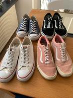 Converse All Stars en Vans, 4 paar voor €20, Ophalen of Verzenden, Gedragen, Wit, Sneakers of Gympen