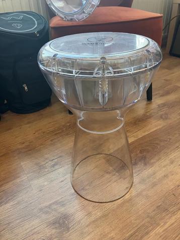 darbuka /trommel Wambooka Diamond - plexiglas  incl draagtas beschikbaar voor biedingen