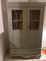 Groene Franse kast van van dijk&co, Vert de Terre kleur, Huis en Inrichting, Ophalen, Gebruikt, 100 tot 150 cm, Met lade(s)