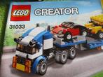 lego Creator 3-in-1 set Autotransport 31033, Ophalen of Verzenden, Gebruikt, Complete set, Lego