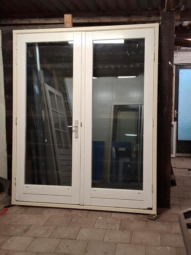 Openslaande deuren. Tuindeuren. Terras deuren. Pui, Doe-het-zelf en Verbouw, Kozijnen en Schuifpuien, Zo goed als nieuw, Deurkozijn