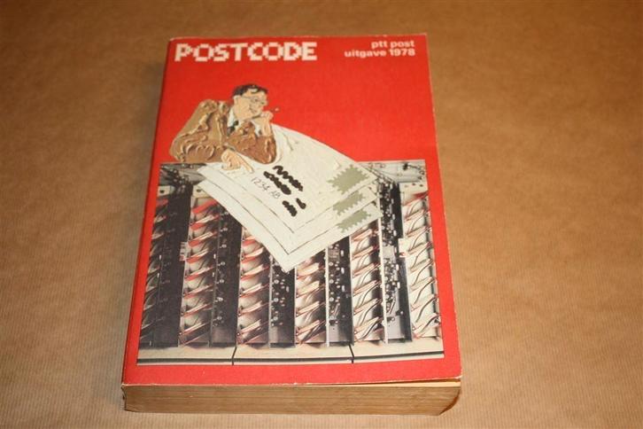 Postcode. PTT post, uitgave 1978. Postcodeboek., Boeken, Geschiedenis | Vaderland, Gelezen, Ophalen of Verzenden