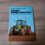 Fendt Farmer 300 LS Brochure - Jaren 80, Ophalen of Verzenden, Gelezen, Algemeen, Fendt