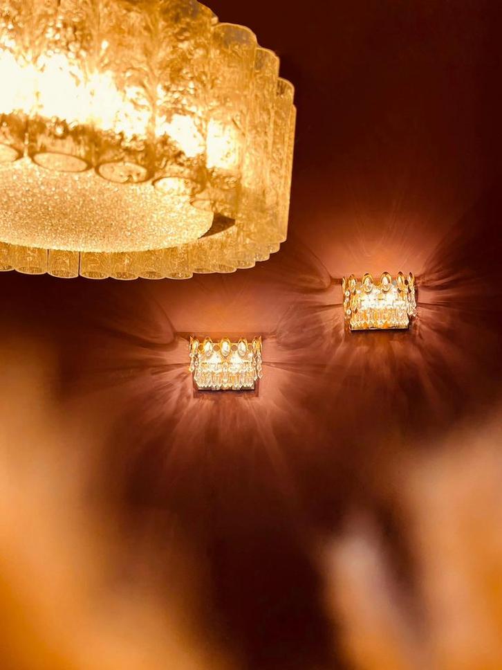 Zeer mooie set 70’s Palwa wandlampen, Huis en Inrichting, Lampen | Wandlampen, Zo goed als nieuw, Ophalen of Verzenden