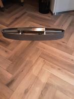 Hanglamp verstelbaar rvs met grijze stoffen kap, Ophalen, Zo goed als nieuw, Minder dan 50 cm