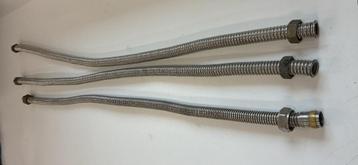 RVS geribbelde slang voor zonneboiler met 3/4 duim schroef beschikbaar voor biedingen