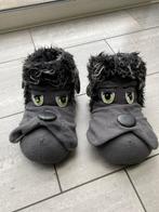 Sloffen met hondenkop maat 36/37, Ophalen of Verzenden, Zo goed als nieuw, Zwart, Pantoffels of Sloffen