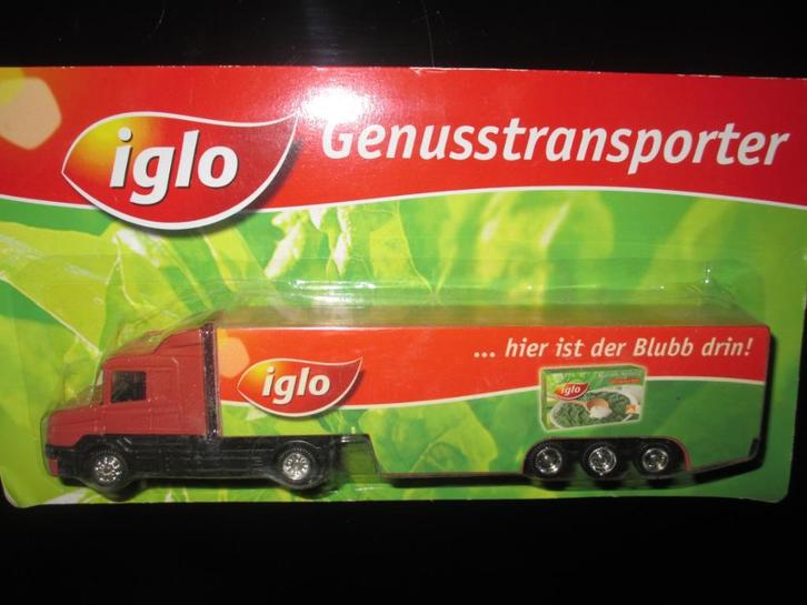 Scania 124 400 Torpedo met volume-oplegger Iglo, Hobby en Vrije tijd, Modelauto's | 1:87, Nieuw, Ophalen of Verzenden