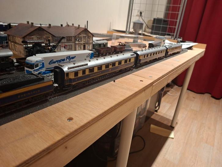 Märklin Rheingold 75 Jaar Jubileumset met Blikken Doos, Hobby en Vrije tijd, Modeltreinen | H0, Zo goed als nieuw, Treinset, Wisselstroom