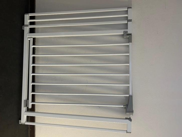 Trap- deurrekje Sara metaal, Kinderen en Baby's, Traphekjes, Zo goed als nieuw, Klemhekje, Metaal of IJzer, 100 tot 115 cm, Ophalen