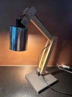 Zelfgemaakte bureaulamp, Ophalen of Verzenden, Zo goed als nieuw, Minder dan 50 cm