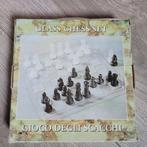 glazen schaakset, Hobby en Vrije tijd, Gezelschapsspellen | Bordspellen, Ophalen of Verzenden, Zo goed als nieuw