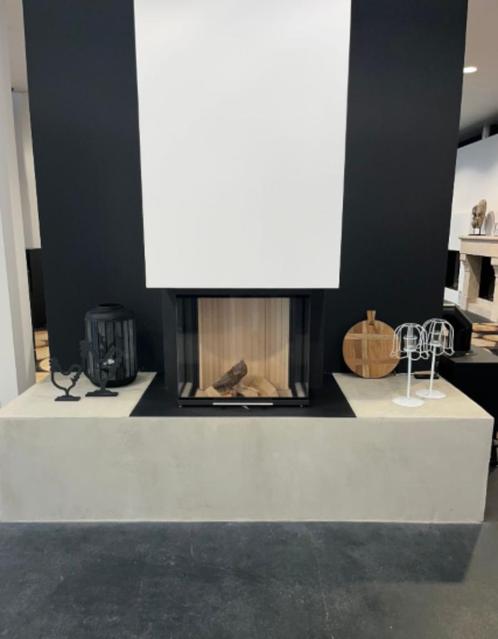 (Showroommodel) houthaard Brunner 57/25/60/25 panorama, Huis en Inrichting, Haarden, Zo goed als nieuw, Houthaard, Ophalen of Verzenden
