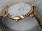 bulova quartz swiss made verguld goudlaag, Overige merken, Overige materialen, Gebruikt, Verzenden