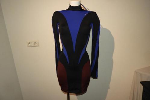 Mugler x H&M stretch jurk kolletje konings blauw nieuw S, Kleding | Dames, Jurken, Nieuw, Maat 36 (S), Blauw, Boven de knie, Verzenden