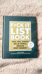 F*ck It List Book - Heel veel dingen die je vooral NIET moet, Ophalen of Verzenden, Zo goed als nieuw, Anekdotes en Observaties