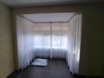 Vitrage + rails voor in erker, Ophalen, 200 cm of meer, Wit, Nieuw