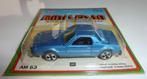 Fiat X1/9 Tin Toys blauw metallic schaal 1:56, Hobby en Vrije tijd, Modelauto's | 1:50, Ophalen of Verzenden, Nieuw, Auto, Overige merken
