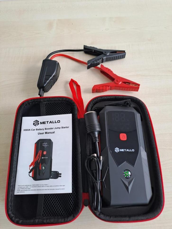 Metallo jump starter, Auto diversen, Jumpstarters, Nieuw, Ophalen of Verzenden