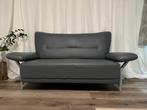 Stijlvolle Antraciet 2-Zits Bank – Comfortabel en tijdloos, Ophalen, 150 tot 200 cm, Tweepersoons, 75 tot 100 cm