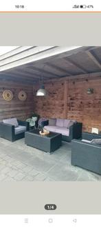 Loungeset, Tuin en Terras, Ophalen, 4 zitplaatsen, Gebruikt, Bank