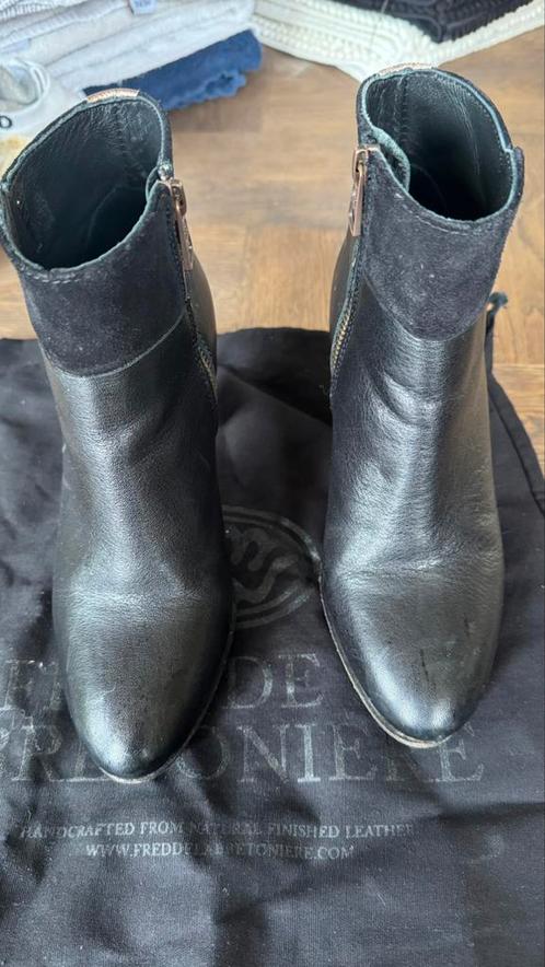 Fred de la Bretoniere halfhoge laarsjes maat 37, Kleding | Dames, Schoenen, Zo goed als nieuw, Lage of Enkellaarzen, Zwart, Ophalen of Verzenden