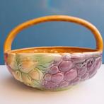 Sarreguemines faience Frankrijk fruit mand, Antiek en Kunst, Antiek | Keramiek en Aardewerk, Ophalen of Verzenden