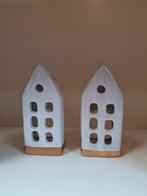 Twee ecru kleurige huisjes., Huis en Inrichting, Woonaccessoires | Overige, Ophalen of Verzenden, Zo goed als nieuw
