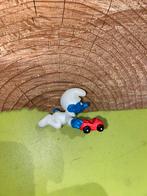 Smurfen baby smurf met auto, Ophalen of Verzenden, Zo goed als nieuw, Verschillende Smurfen