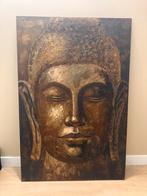 Groot Budha Canvas Schilderij 120x80cm, Ophalen, 125 cm of meer, Zo goed als nieuw, Schilderij