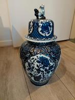 Royal Sphinx delftsblauwe deksel vaas, Antiek en Kunst, Antiek | Vazen, Ophalen