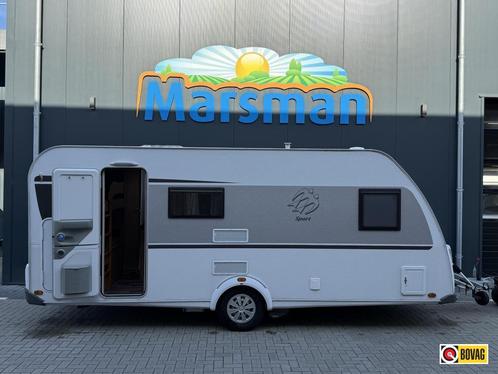 Knaus Sport 500 FDK, Caravans en Kamperen, Caravans, tot en met 5, 1000 - 1250 kg, Overige, Knaus, Dwars-stapelbed, Frans bed